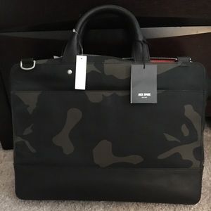 Jack spade! Laptop zip bag with a strap